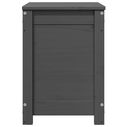 Contenitore Portaoggetti Grigio 60x32x45,5cm Massello di Pino - homemem39