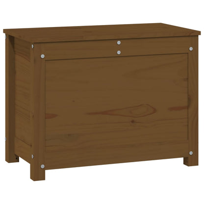 Contenitore Portaoggetti Ambra 60x32x45,5cm Legno Massello Pino - homemem39