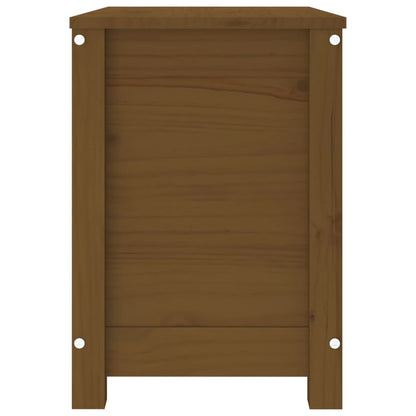 Contenitore Portaoggetti Ambra 60x32x45,5cm Legno Massello Pino - homemem39