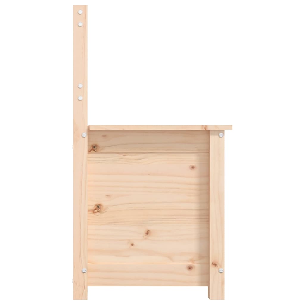 Panca 80x41x77 cm in Legno Massello di Pino - homemem39