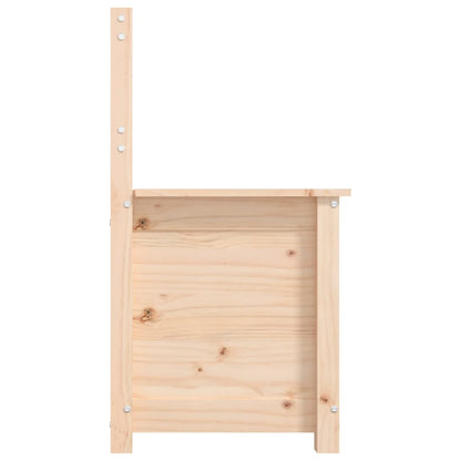 Panca 80x41x77 cm in Legno Massello di Pino - homemem39