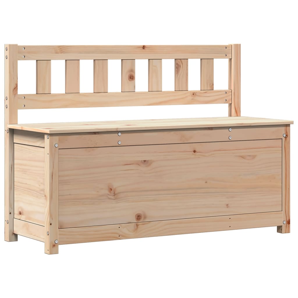 Panca 110x41x76,5 cm in Legno Massello di Pino - homemem39