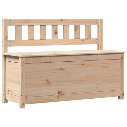 Panca 110x41x76,5 cm in Legno Massello di Pino - homemem39