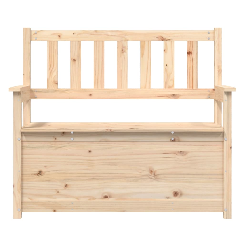 Panca 112,5x51,5x96,5 cm in Legno Massello di Pino - homemem39