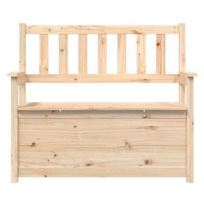Panca 112,5x51,5x96,5 cm in Legno Massello di Pino - homemem39