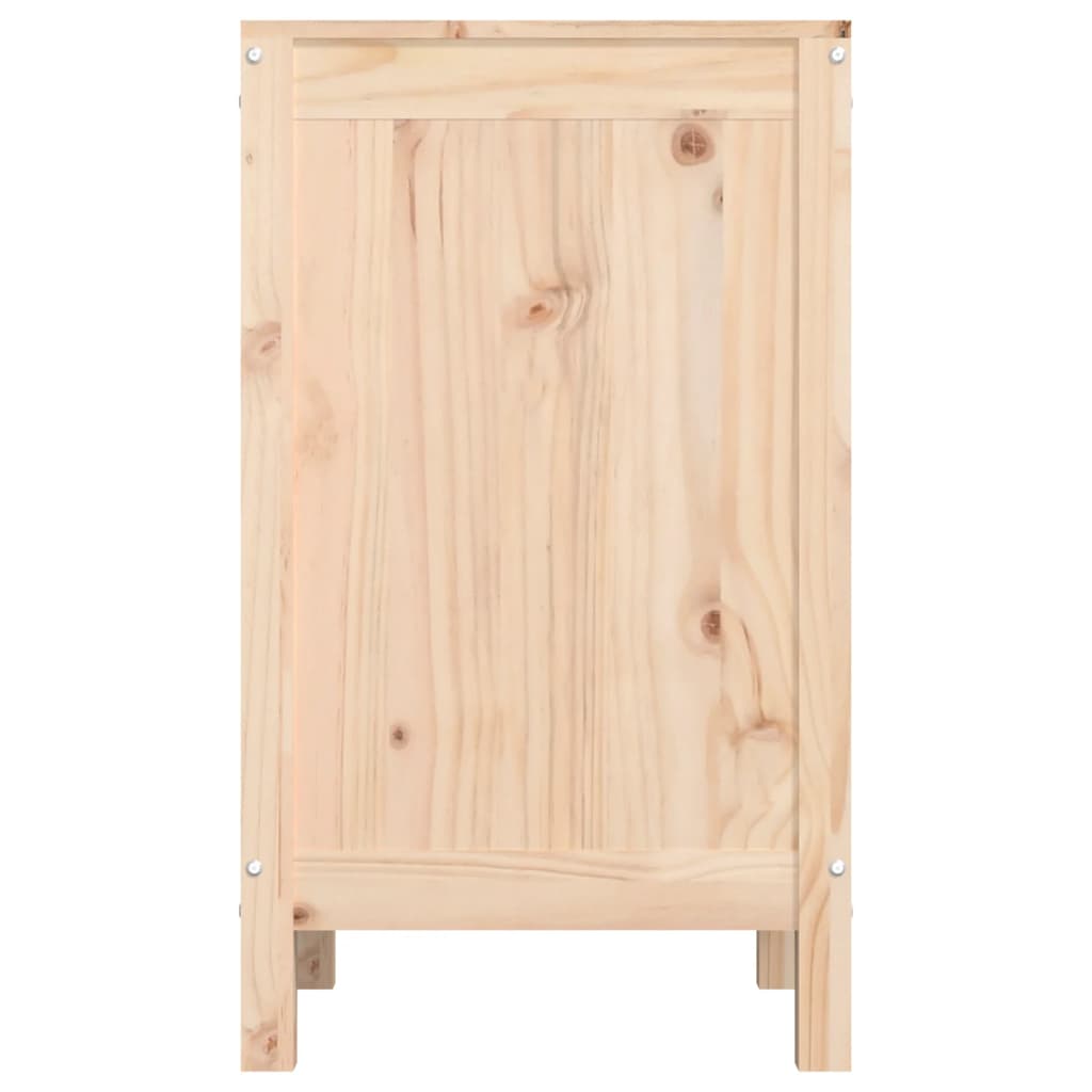 Contenitore per Bucato 44x44x76 cm Legno Massello Pino | homemem39
