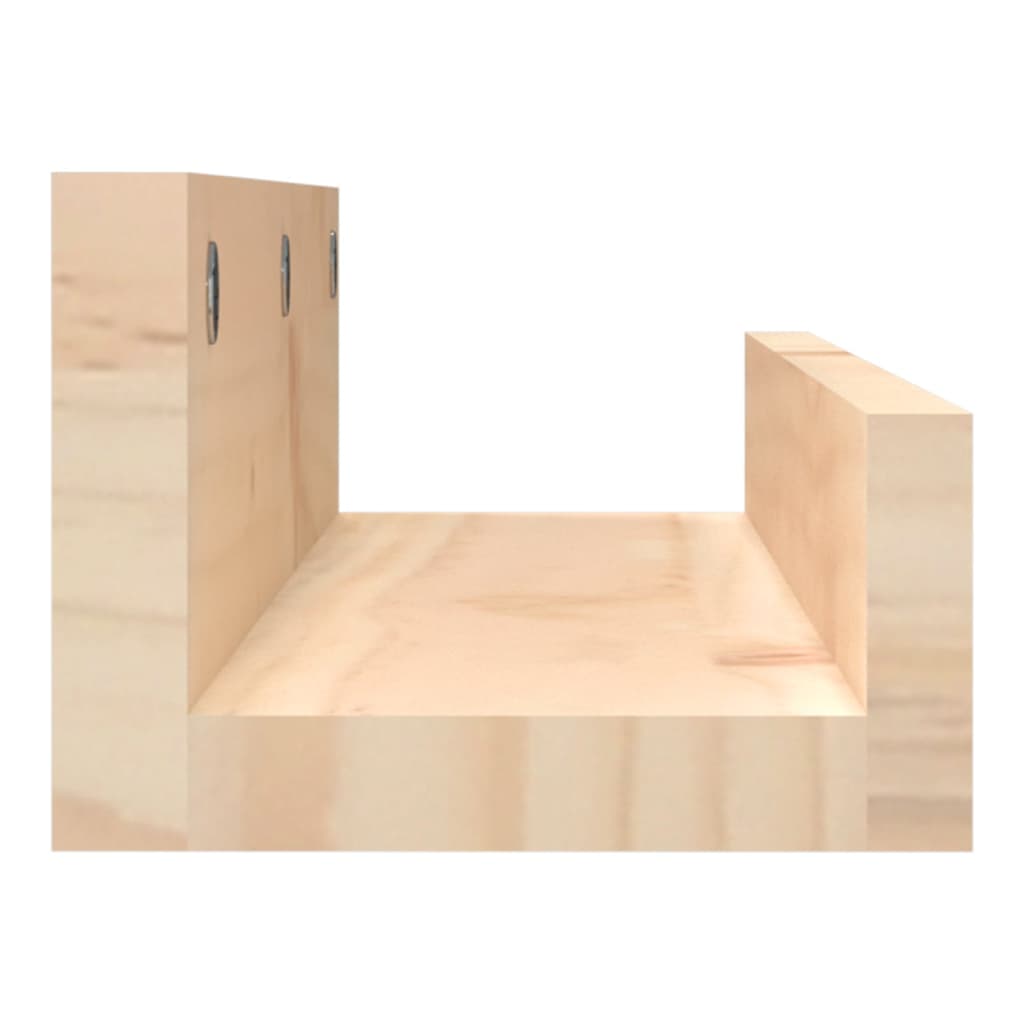 Mensole da Parete 2 pz 50x12x9cm in Legno Massello di Pino | homemem39