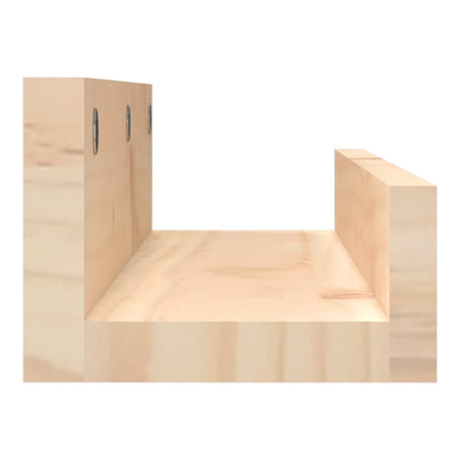 Mensole da Parete 2 pz 50x12x9cm in Legno Massello di Pino | homemem39
