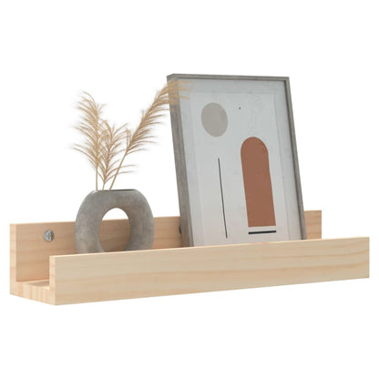 Mensole da Parete 2 pz 50x12x9cm in Legno Massello di Pino | homemem39