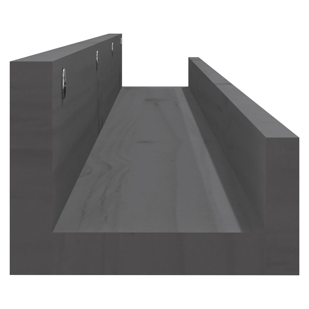 Mensole da Parete 2 pz Legno Massello di Pino