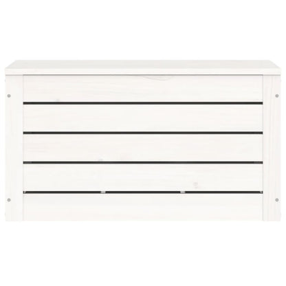 Contenitore Portaoggetti Bianco 59,5x36,5x33cm Massello di Pino - homemem39