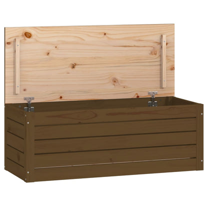 Contenitore Portaoggetti Ambra 89x36,5x33cm Legno Massello Pino - homemem39