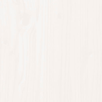 Contenitore Portaoggetti Bianco 109x36,5x33cm Massello di Pino - homemem39