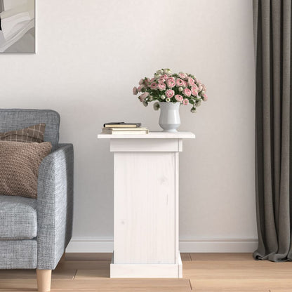 Portafiori bianco 40x40x60 cm in Legno Massello di Pino