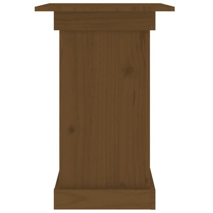 Portafiori Marrone Ambra 40x40x60 cm in Legno Massello di Pino - homemem39