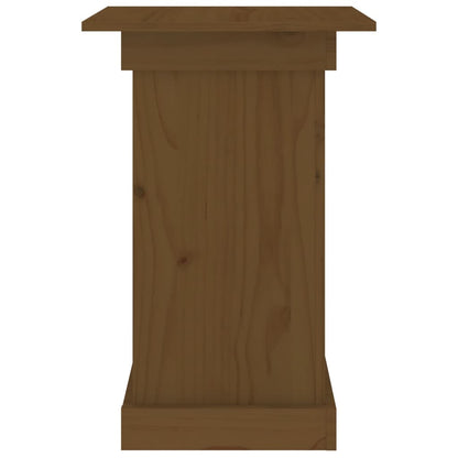 Portafiori Marrone Ambra 40x40x60 cm in Legno Massello di Pino
