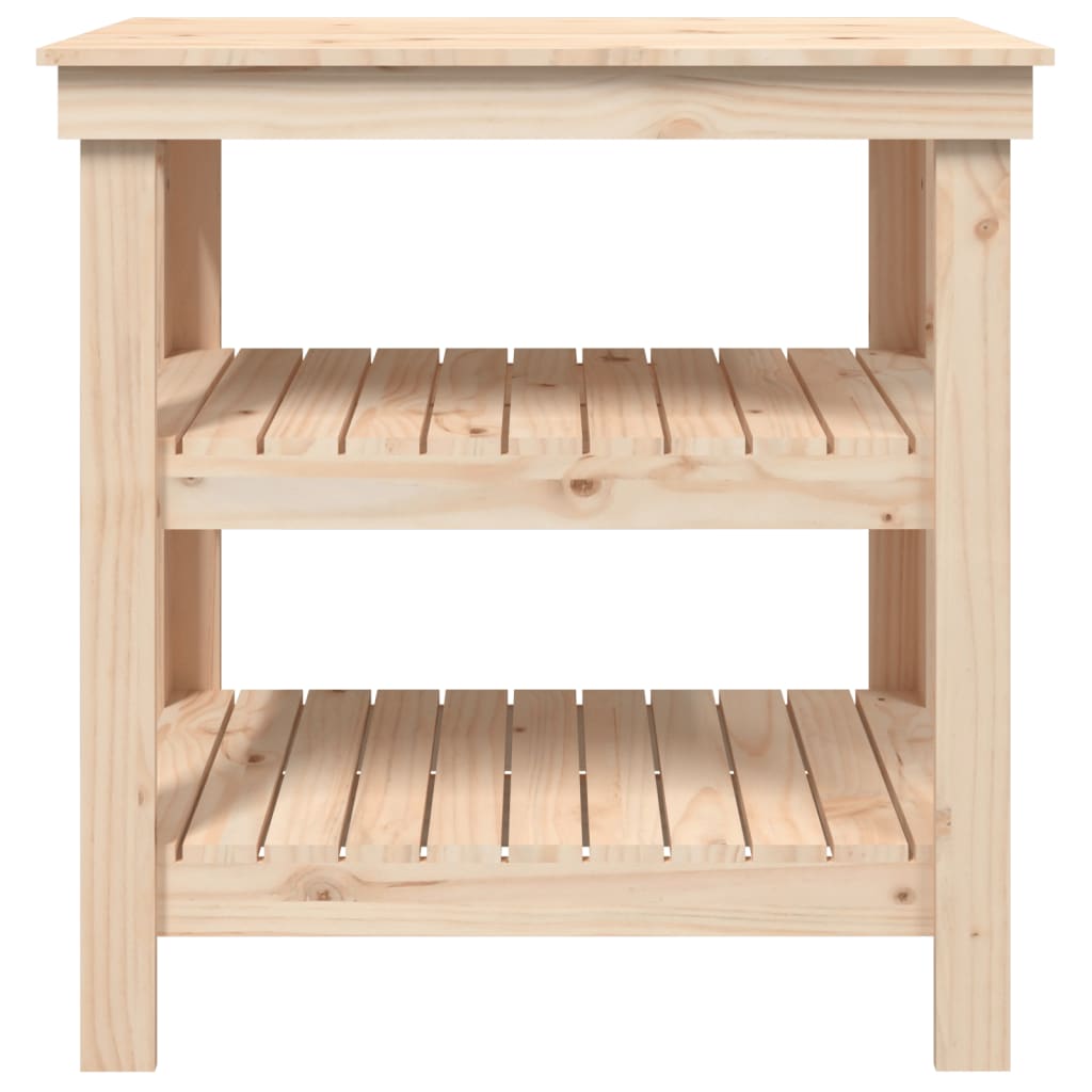 Banco da Lavoro 78,5x50x80 cm in Legno Massello di Pino | homemem39