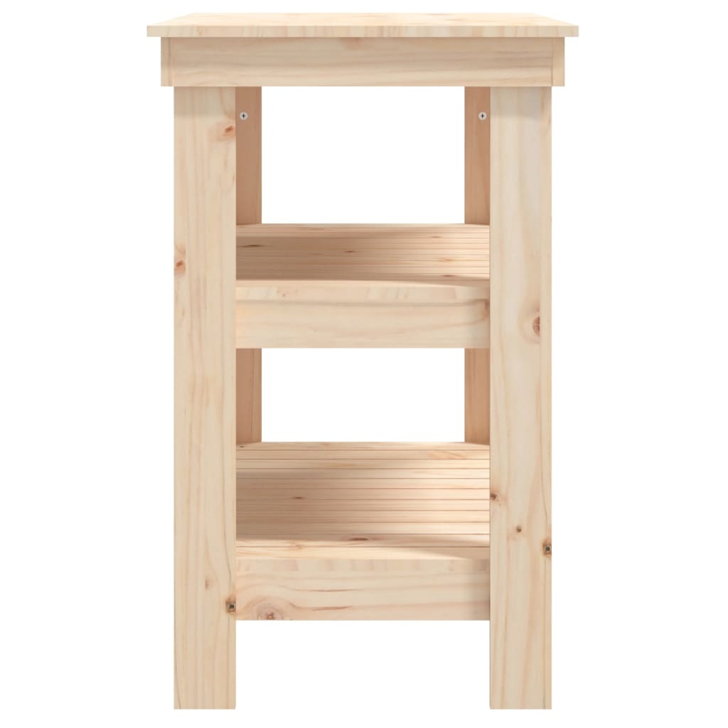 Banco da Lavoro 78,5x50x80 cm in Legno Massello di Pino | homemem39