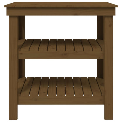 Banco da Lavoro Ambra 78,5x50x80 cm in Legno Massello di Pino - homemem39