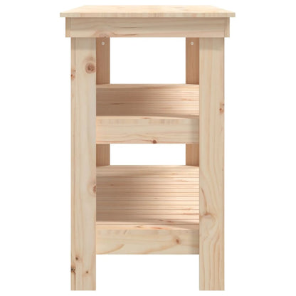 Banco da Lavoro 110,5x50x80 cm in Legno Massello di Pino | homemem39