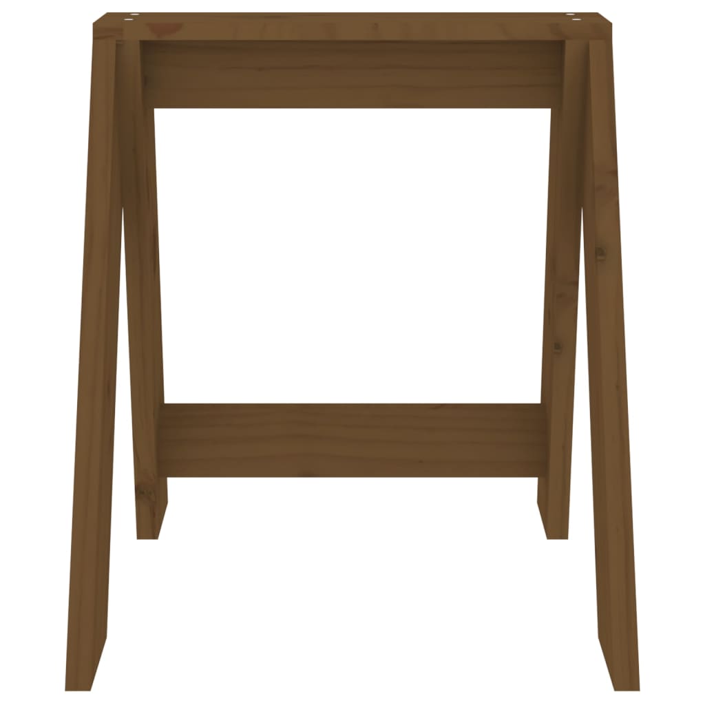 Sgabelli 2 pz Marrone Ambra 40x40x45 cm Legno Massello di Pino - homemem39