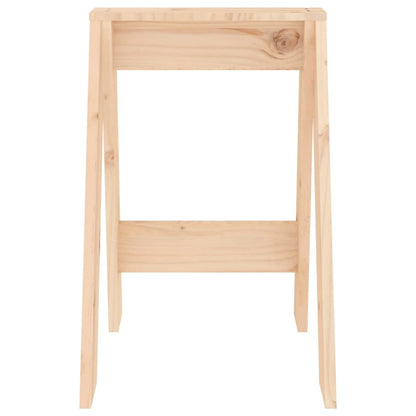 Sgabelli 2 pz 40x40x60 cm in Legno Massello di Pino - homemem39
