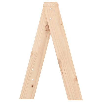 Sgabelli 2 pz 40x40x60 cm in Legno Massello di Pino - homemem39