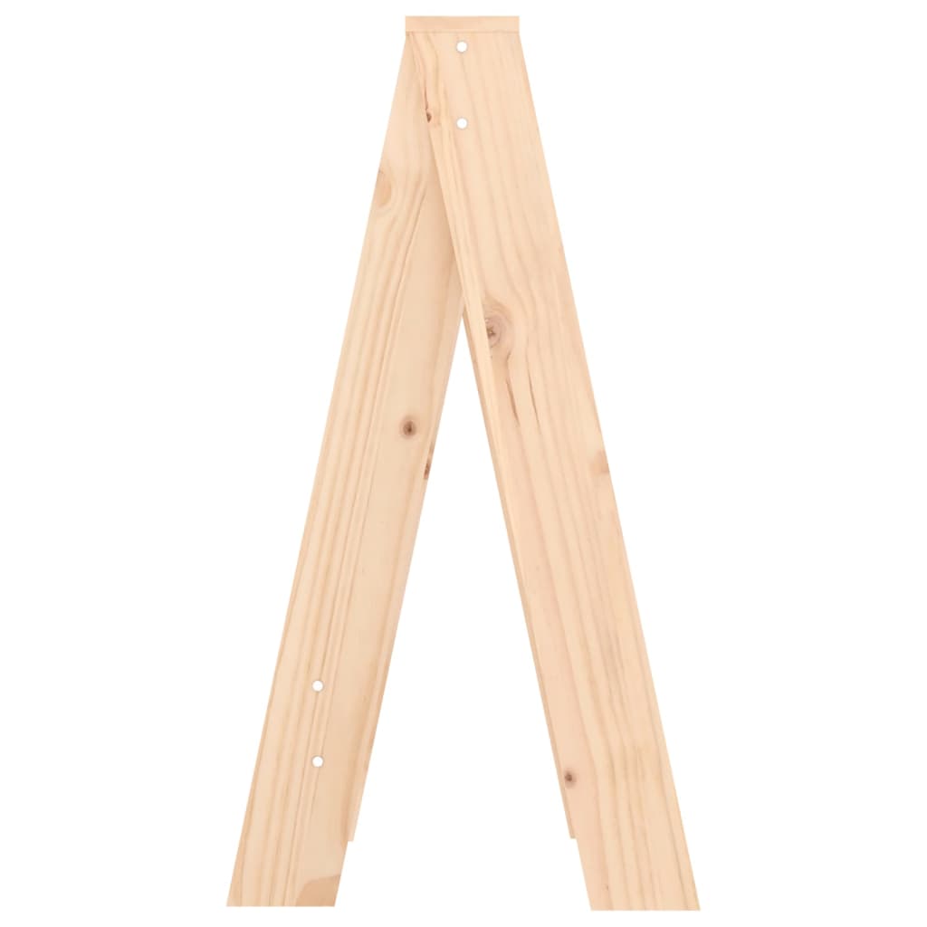 Sgabelli 2 pz 40x40x75 cm in Legno Massello di Pino - homemem39