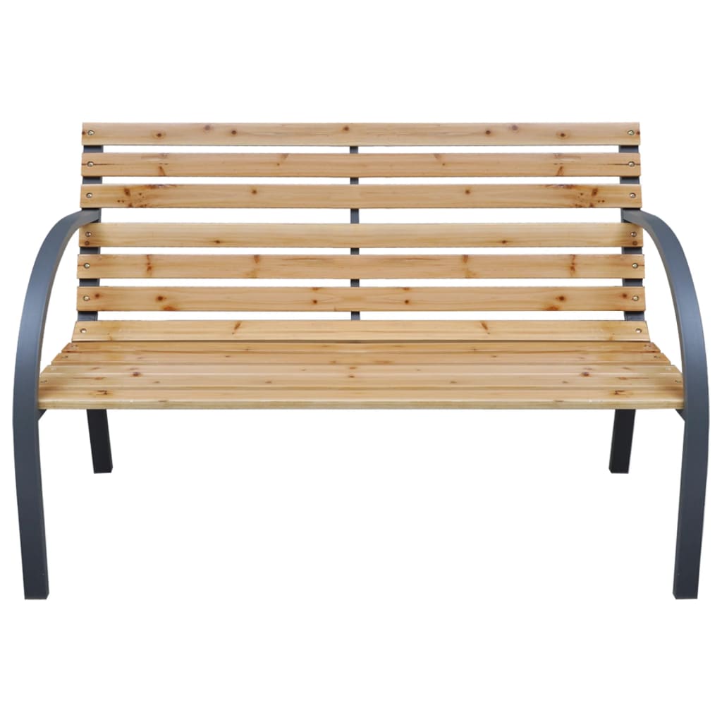Panca da Giardino 112 cm in Legno Massello di Abete - homemem39