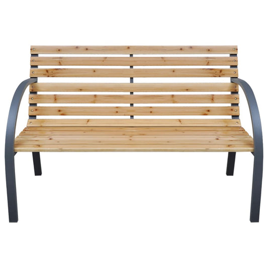 Panca da Giardino 112 cm in Legno Massello di Abete - homemem39