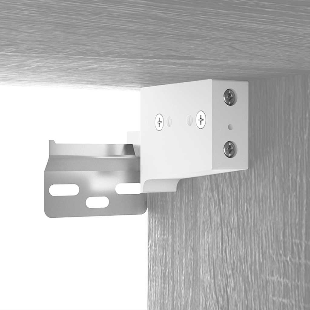 Set di Mobili da Bagno Grigio Sonoma in Legno Multistrato | homemem39