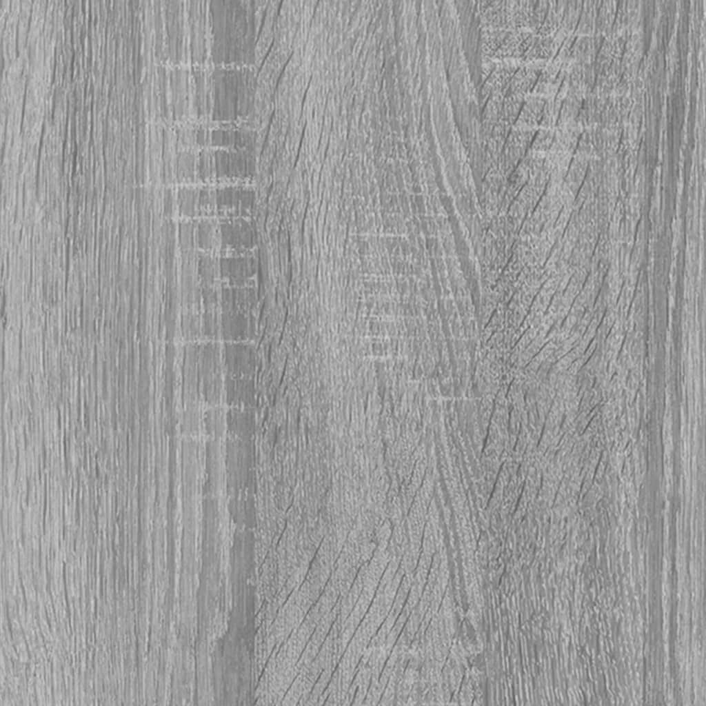 Mobile Bagno e Lavabo Integrato Grigio Sonoma Legno Multistrato | homemem39