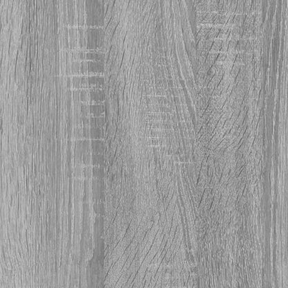 Mobile Bagno e Lavabo Integrato Grigio Sonoma Legno Multistrato | homemem39
