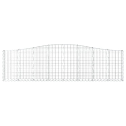 Cesto Gabbione ad Arco 400x30x100/120 cm Ferro Zincato - homemem39