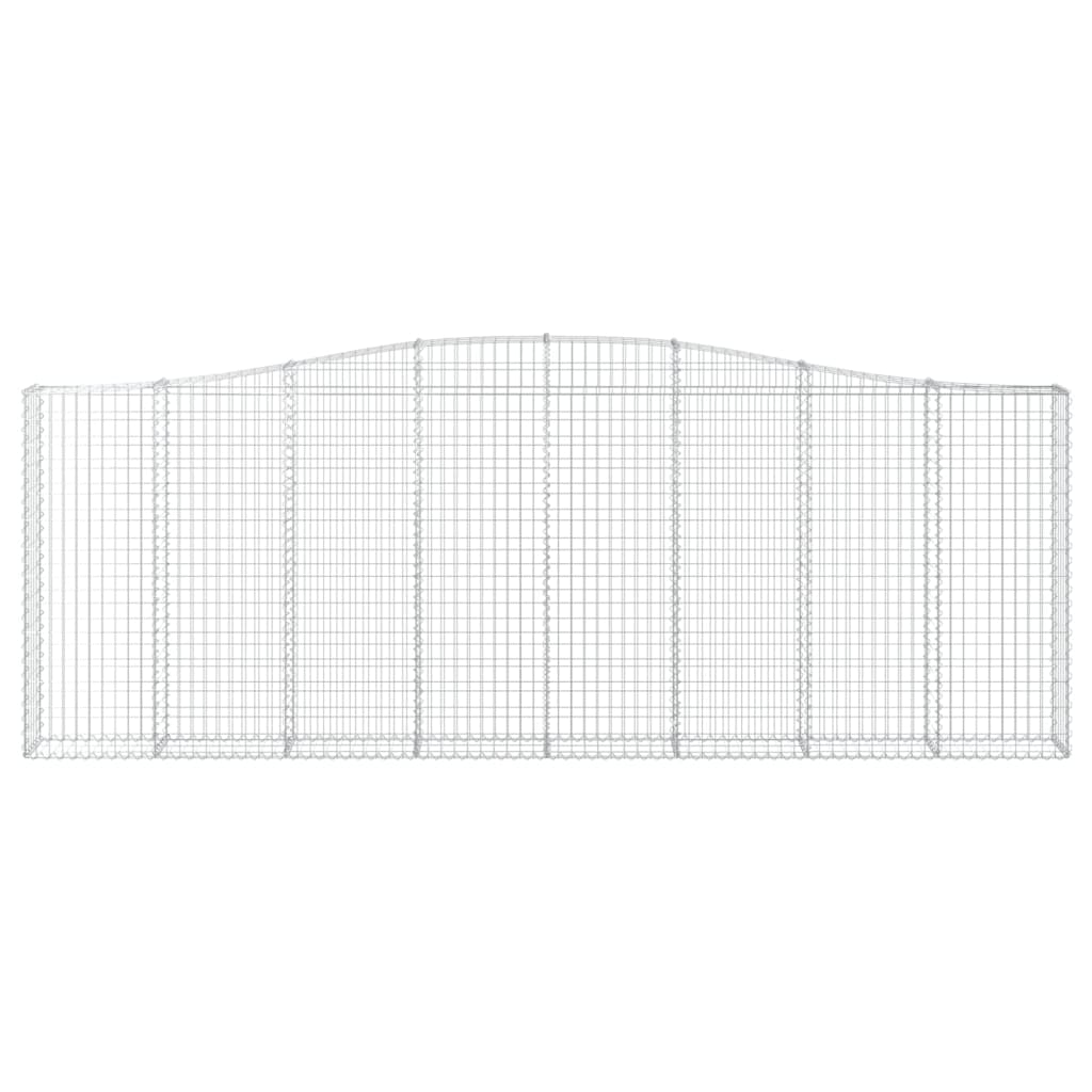 Cesto Gabbione ad Arco 400x30x140/160 cm Ferro Zincato - homemem39
