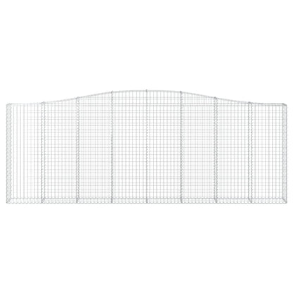 Cesto Gabbione ad Arco 400x30x140/160 cm Ferro Zincato - homemem39