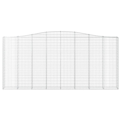 Cesto Gabbione ad Arco 400x30x180/200 cm Ferro Zincato - homemem39