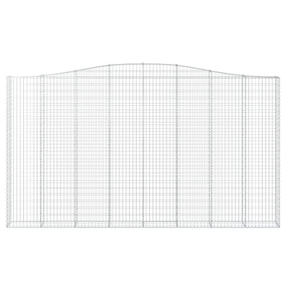 Cesto Gabbione ad Arco 400x30x220/240 cm Ferro Zincato - homemem39