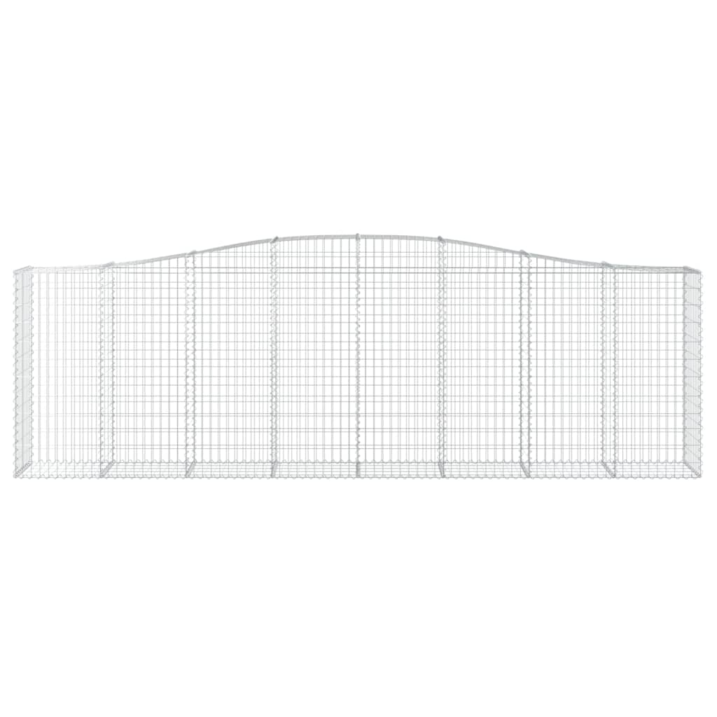 Cesto Gabbione ad Arco 400x50x120/140 cm Ferro Zincato - homemem39