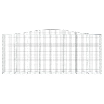 Cesto Gabbione ad Arco 400x50x160/180 cm Ferro Zincato - homemem39