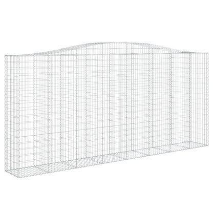 Cesto Gabbione ad Arco 400x50x180/200 cm Ferro Zincato - homemem39
