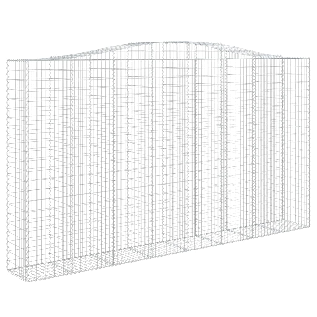 Cesto Gabbione ad Arco 400x50x220/240 cm Ferro Zincato - homemem39
