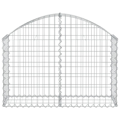 Cesto Gabbione ad Arco 100x30x60/80 cm Ferro Zincato - homemem39