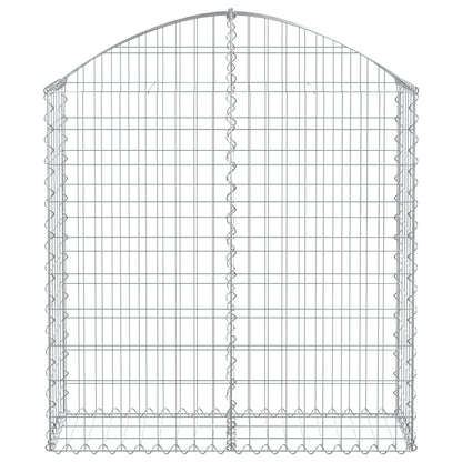 Cesto Gabbione ad Arco 100x30x100/120 cm Ferro Zincato - homemem39