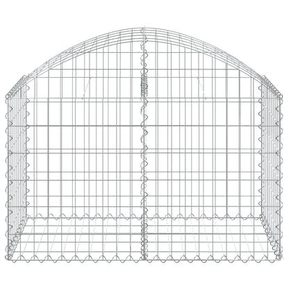 Cesto Gabbione ad Arco 100x50x60/80 cm Ferro Zincato - homemem39