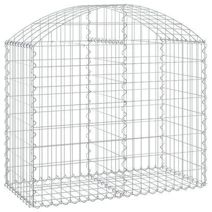 Cesto Gabbione ad Arco 100x50x80/100 cm Ferro Zincato - homemem39