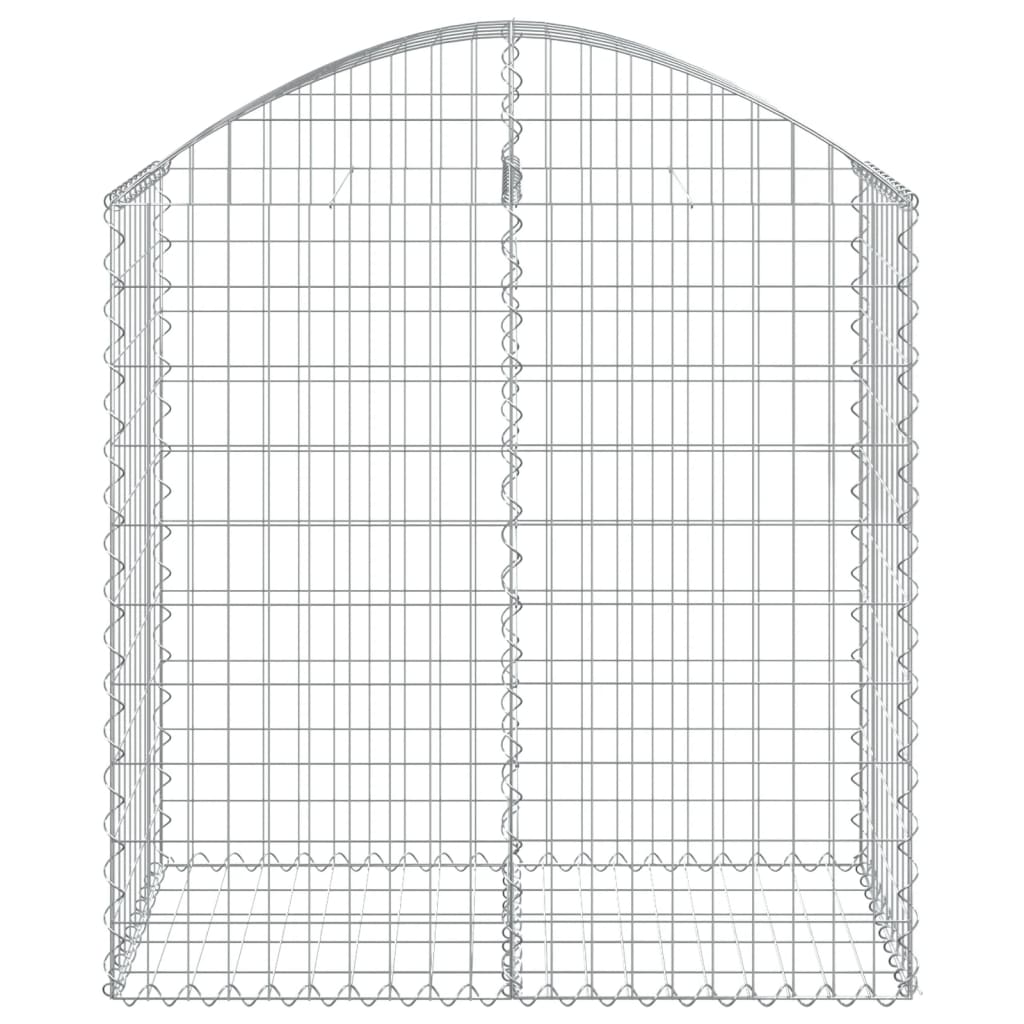 Cesto Gabbione ad Arco 100x50x100/120 cm Ferro Zincato - homemem39