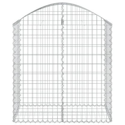 Cesto Gabbione ad Arco 100x50x100/120 cm Ferro Zincato - homemem39