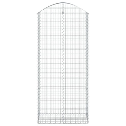 Cesto Gabbione ad Arco 100x50x220/240 cm Ferro Zincato - homemem39