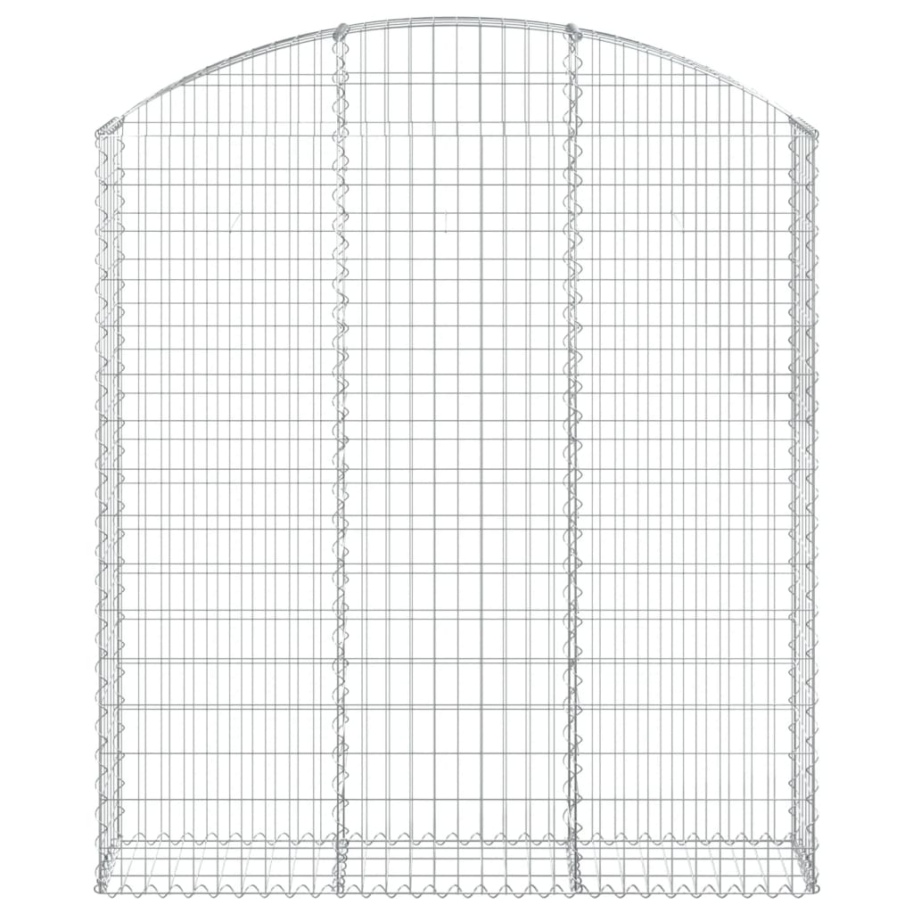 Cesto Gabbione ad Arco 150x30x160/180 cm Ferro Zincato | homemem39
